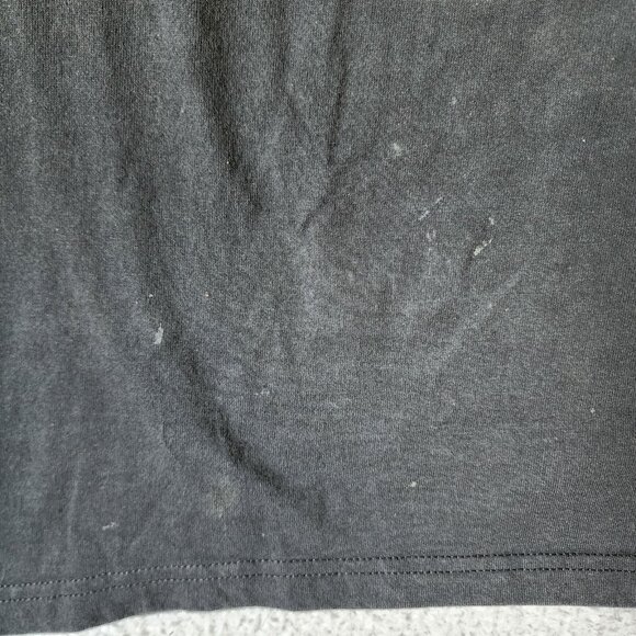 VTG 90s Steak N' Shake Fast Food Burgers Hotrod Promo Black T Shirt Size Large - Picture 12 of 16